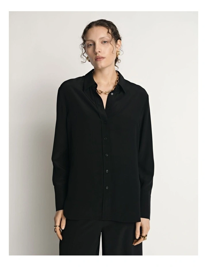 Silk Relaxed Shirt image 1