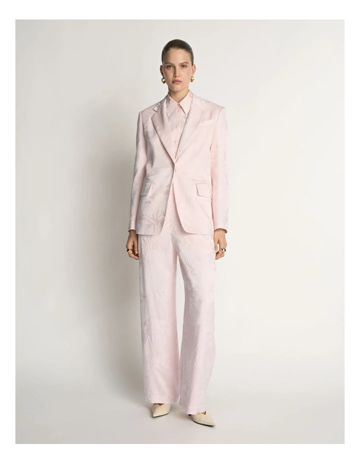 Floral Jacquard Blazer image 5