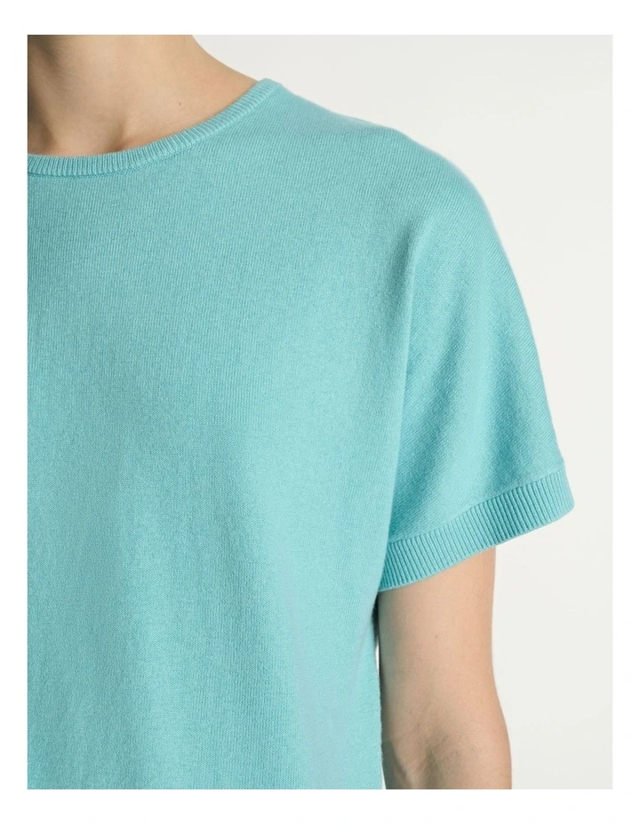 Cotton Cashmere Knit Tee image 3
