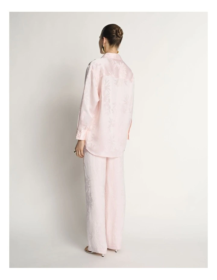 Floral Jacquard Relaxed Shirt image 2