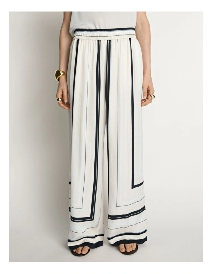 Twill Scarf Print Pant image 1