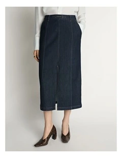 Denim Pencil Skirt