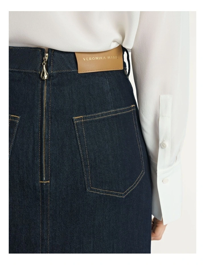 Denim Pencil Skirt image 4
