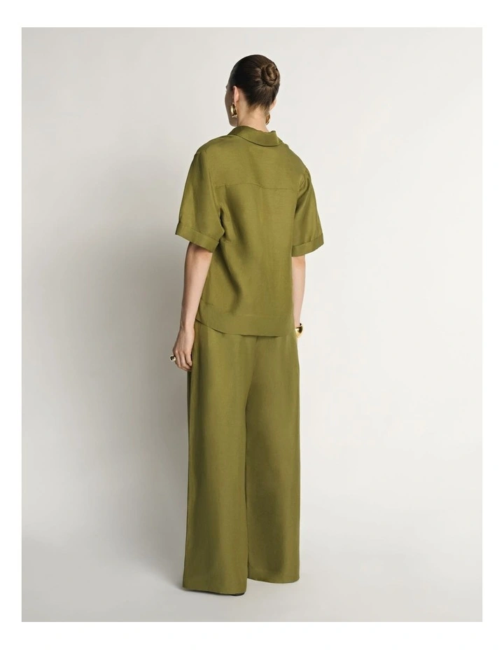 Drapey Viscose Linen Shirt image 2