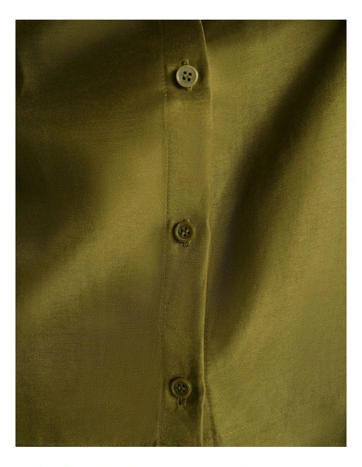 Drapey Viscose Linen Shirt image 3