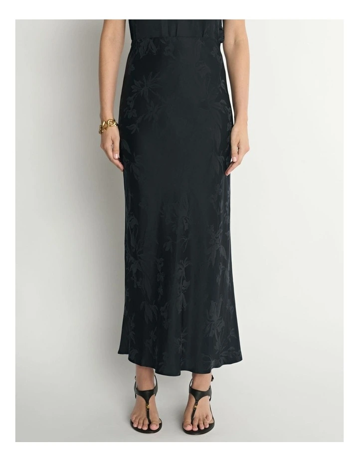Blossom Jacquard Bias Skirt image 1