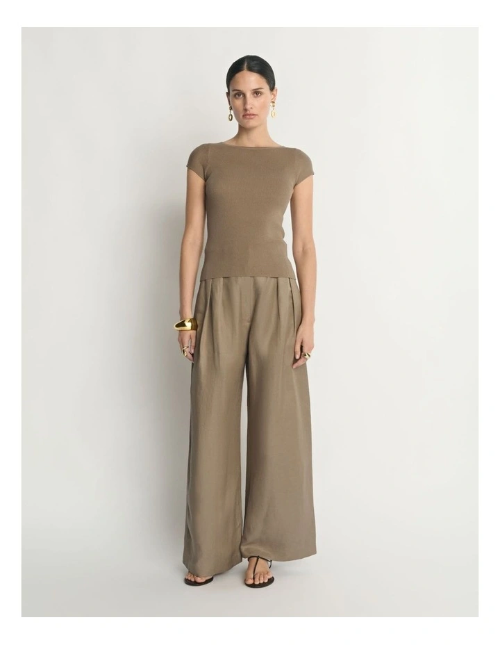 Cotton Silk Cap Sleeve Knit image 2