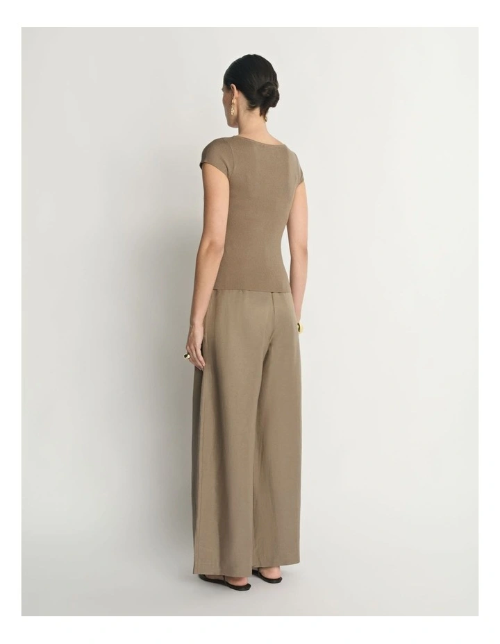 Cotton Silk Cap Sleeve Knit image 3
