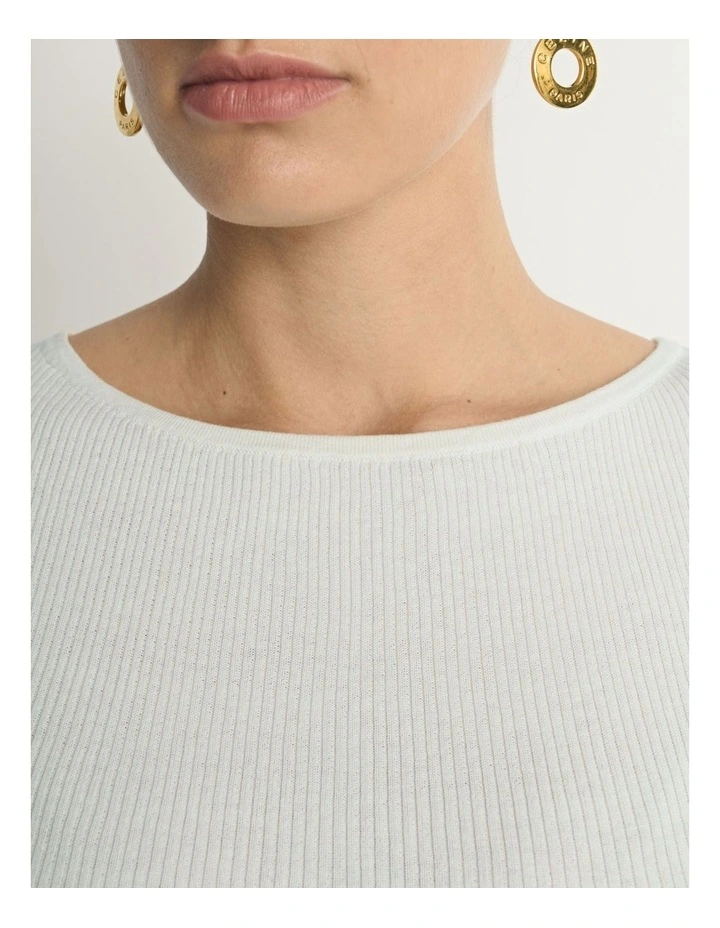 Cotton Silk Cap Sleeve Knit image 4