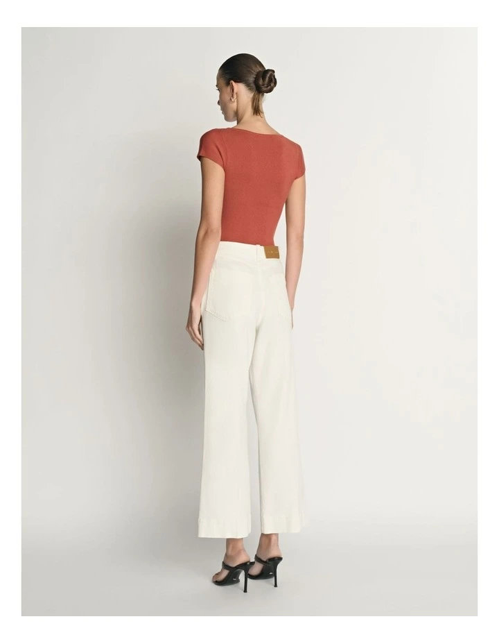 Cotton Silk Cap Sleeve Knit image 2