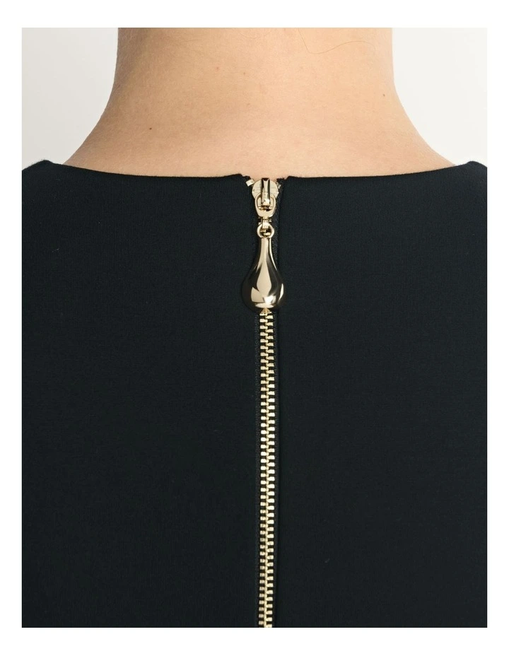 Ponte Seamed Midi Dress image 1