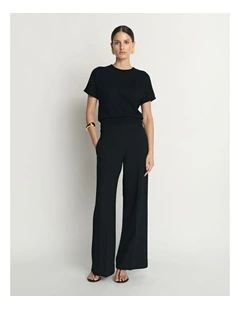 Cotton Cashmere Knit Tee