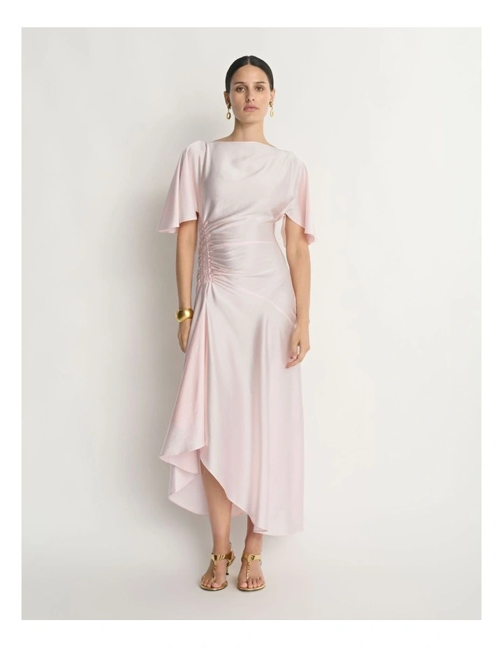 Drapey Gathered Maxi Dress image 5