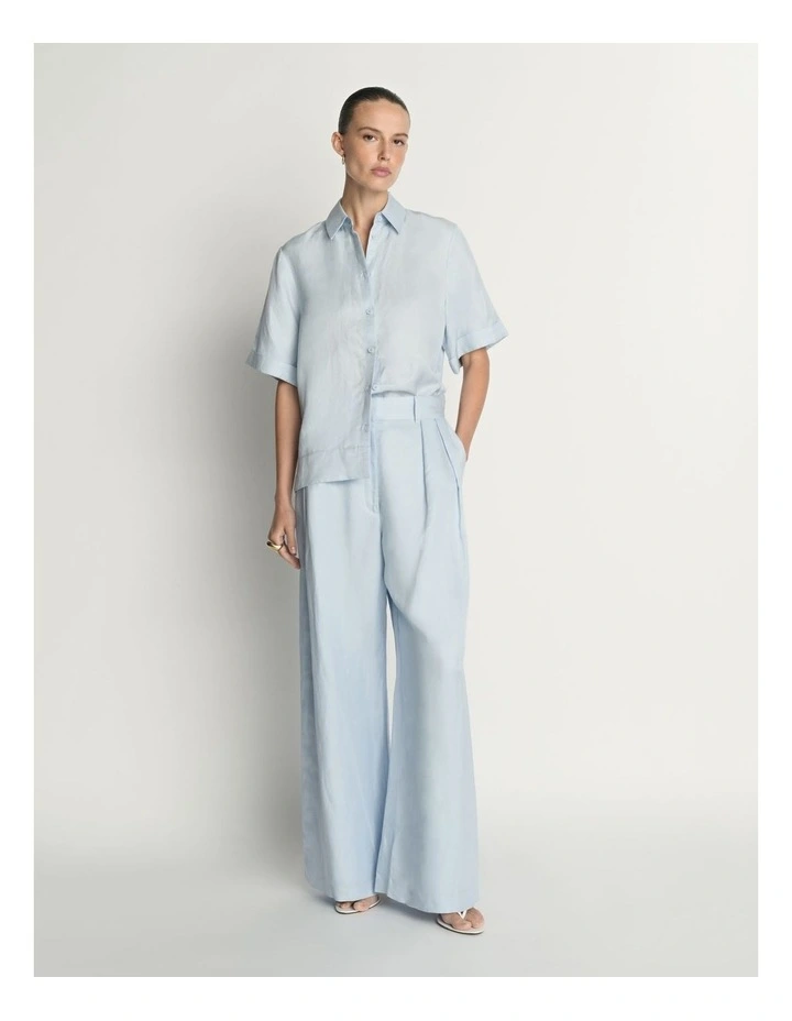 Drapey Viscose Linen Shirt image 1