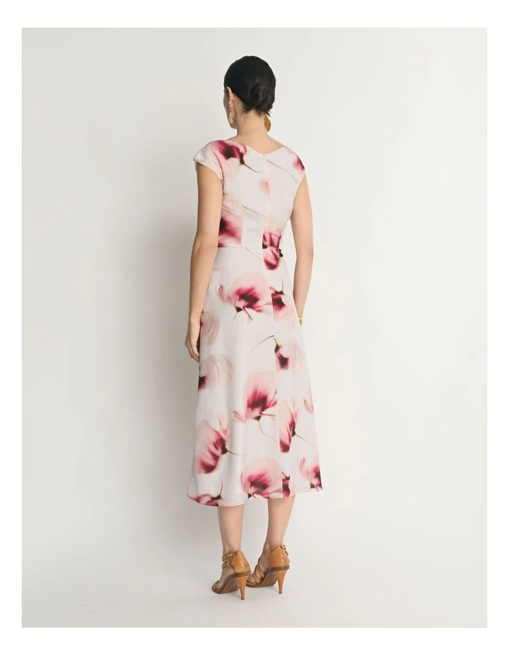 Dawn Poppies Tie Waist Dress image 2