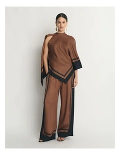 Scarf Border Pant