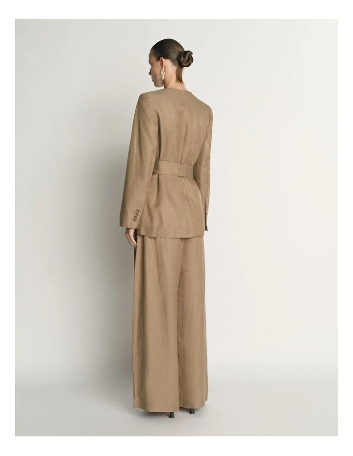 Drapey Viscose Linen Blazer image 2