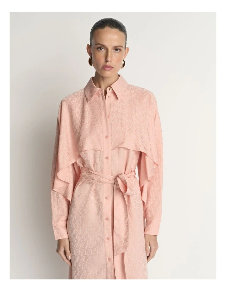 Geo Jacquard Shirtdress image 3