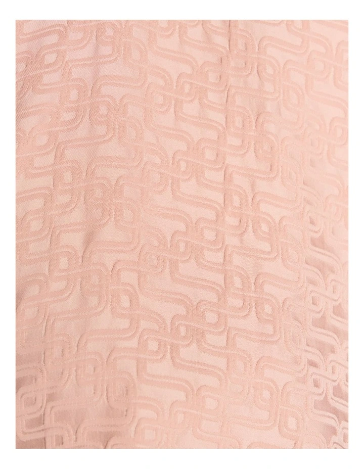 Geo Jacquard Shirtdress image 4