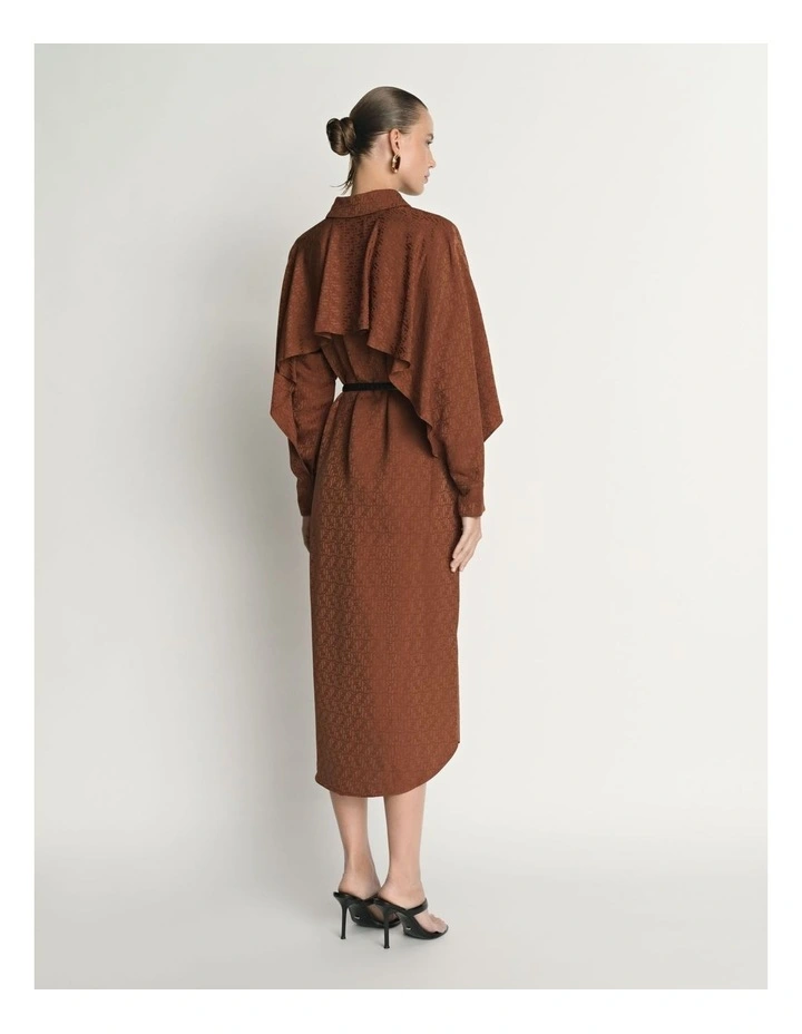 Geo Jacquard Shirtdress image 2