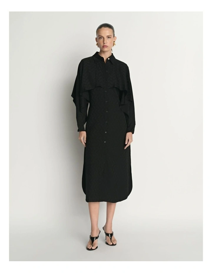 Geo Jacquard Shirtdress image 1