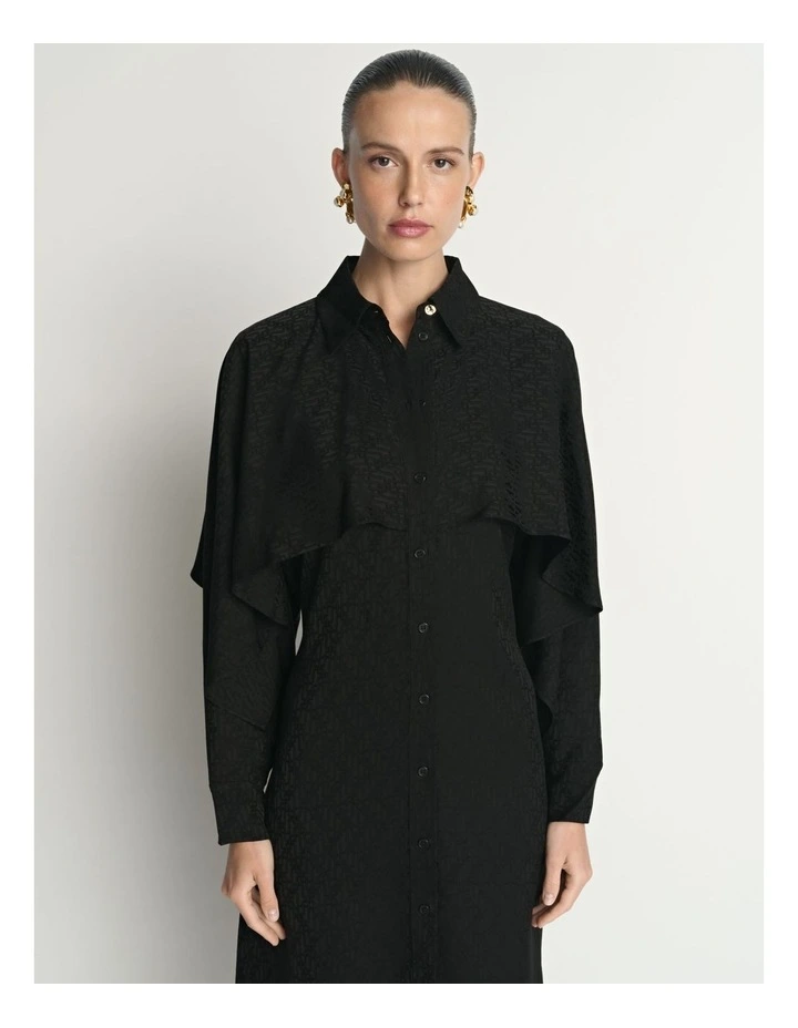 Geo Jacquard Shirtdress image 3