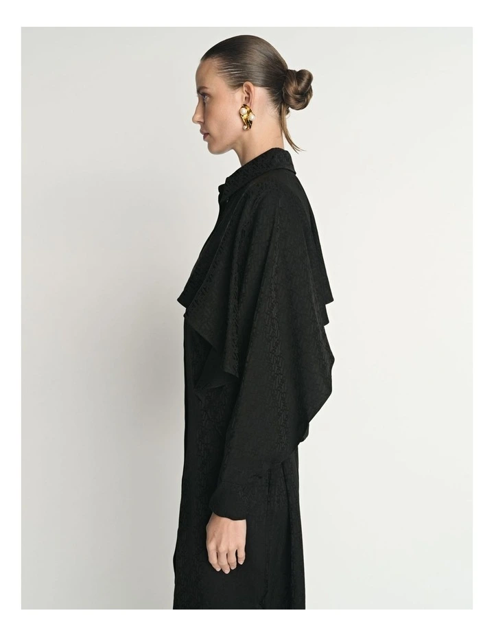 Geo Jacquard Shirtdress image 4