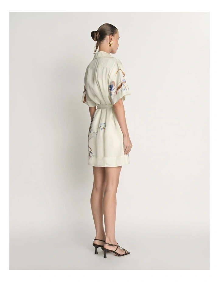Placement Print Mini Shirtdress image 2