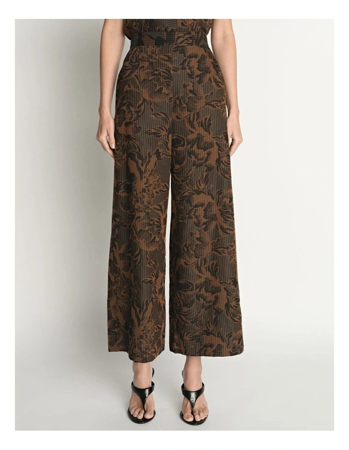 Floral Jacquard Pants image 2