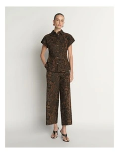 Floral Jacquard Shirt