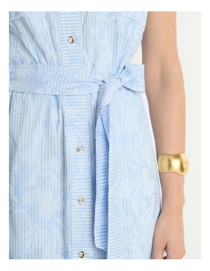 Floral Jacquard Shirtdress image 4