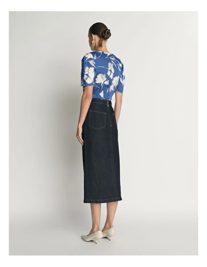 Draped Neck Top image 2