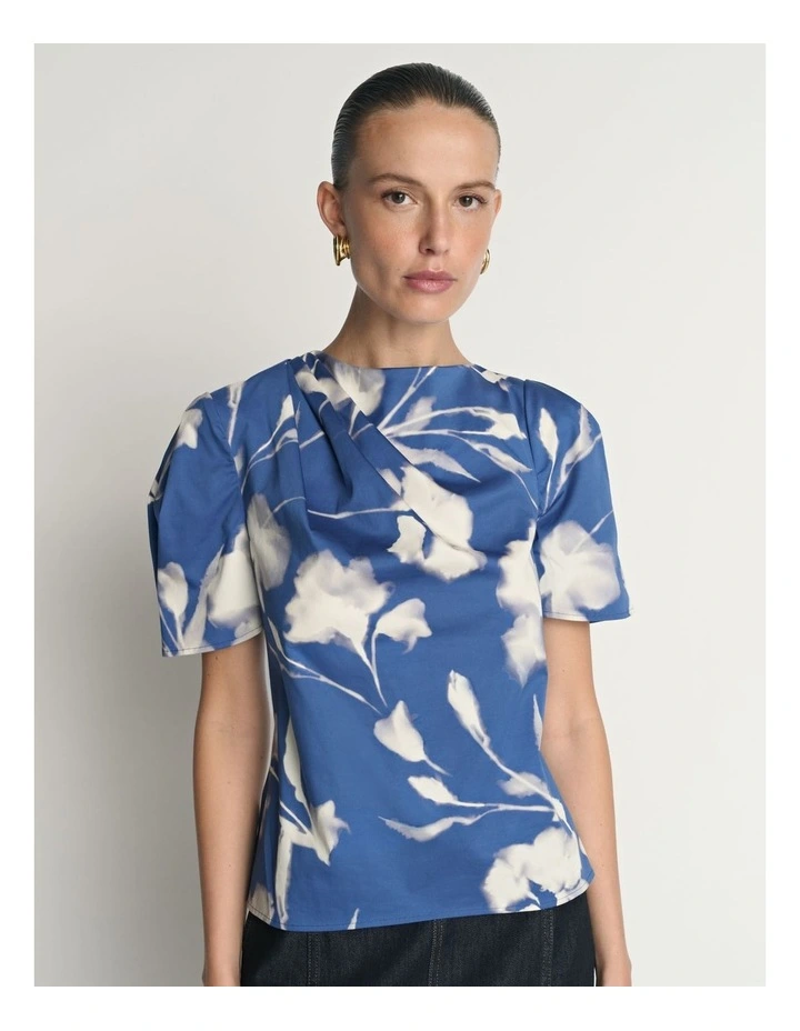Draped Neck Top image 3