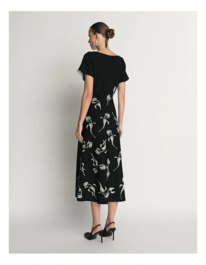 Tulip Jacquard Knit Dress image 2