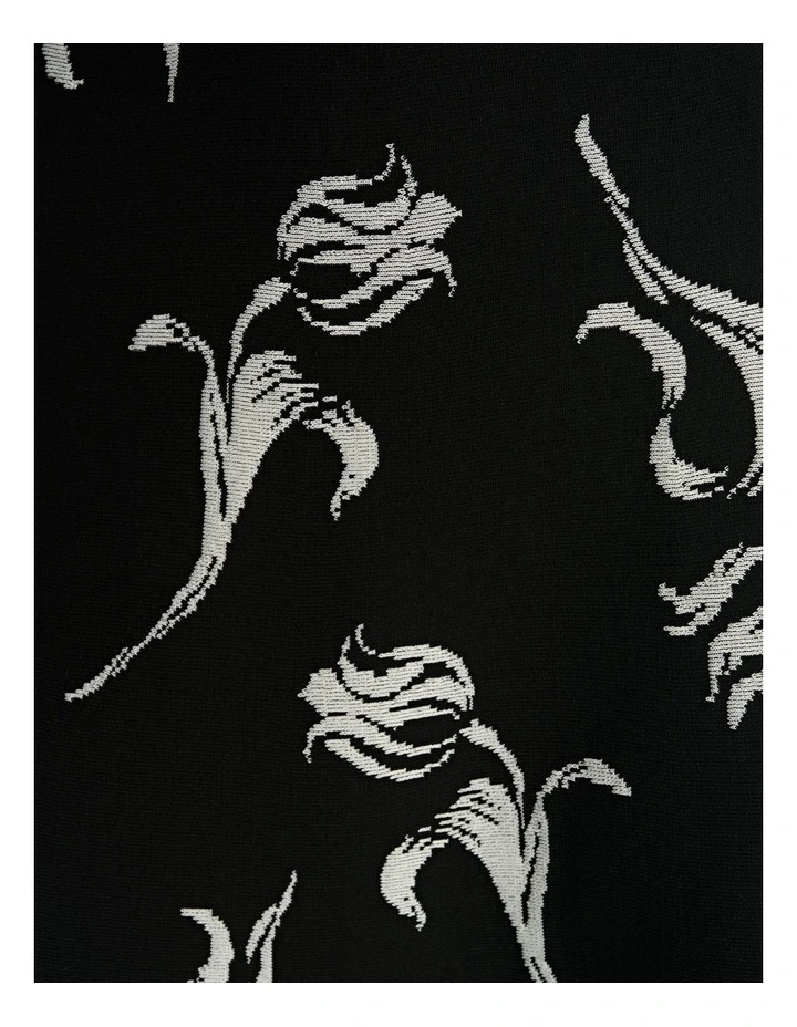 Tulip Jacquard Knit Dress image 4
