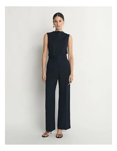 Wool Wide Leg Pant