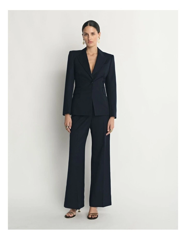 Wool Single Breasted Blazer image 1