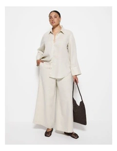 Linen Pant in Flax