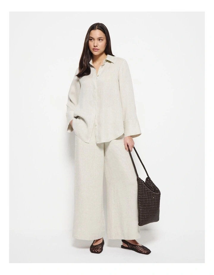 Linen Pant in Flax image 5