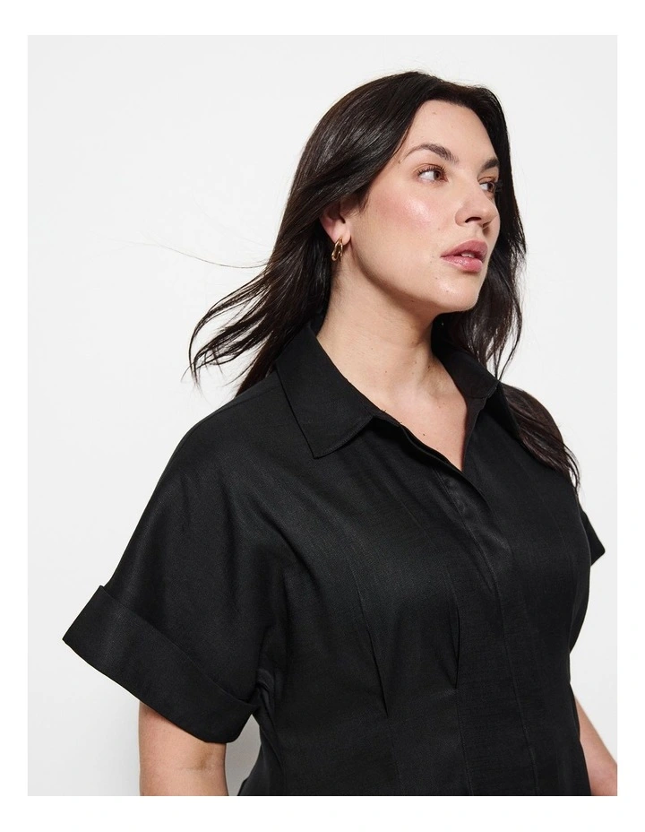 Niki Dress in Black image 3