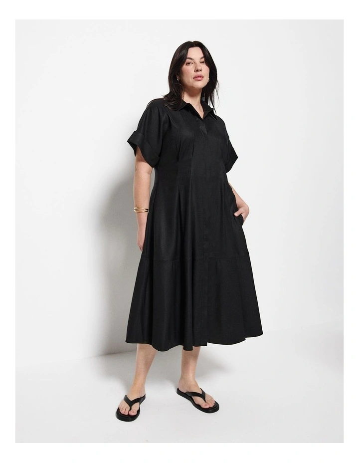 Niki Dress in Black image 4