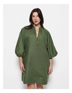 Sarah Dress in Leaf Green