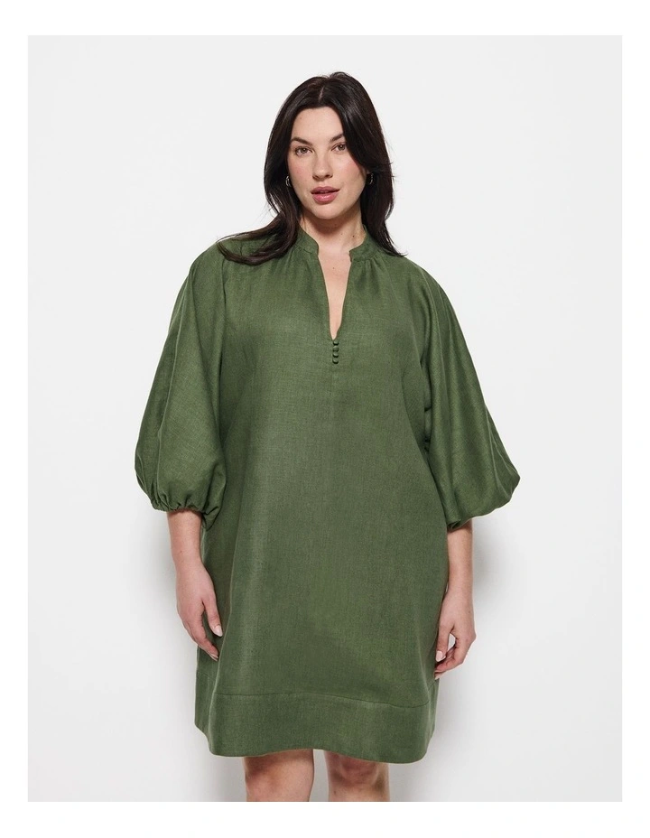 Sarah Dress in Leaf Green image 1