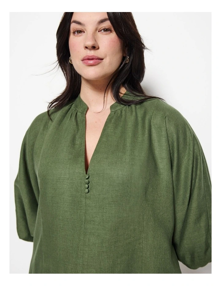Sarah Dress in Leaf Green image 3