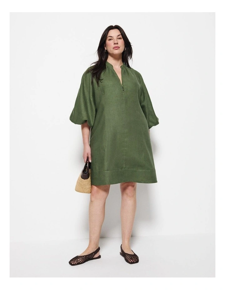 Sarah Dress in Leaf Green image 4