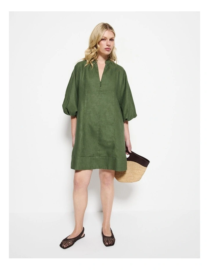 Sarah Dress in Leaf Green image 6