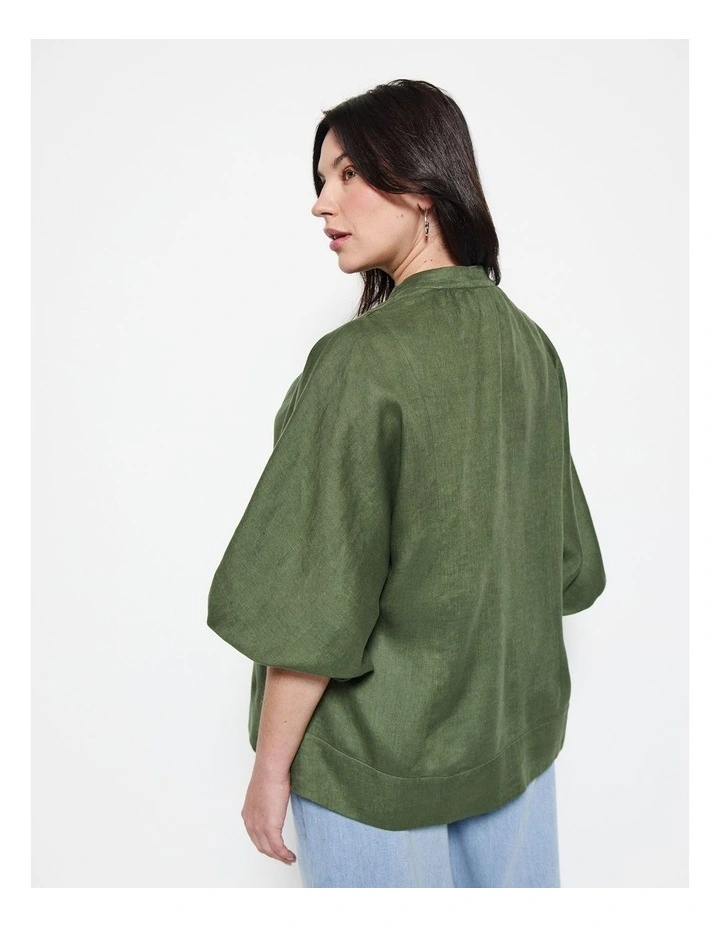 Sarah Blouse in Leaf Green image 2