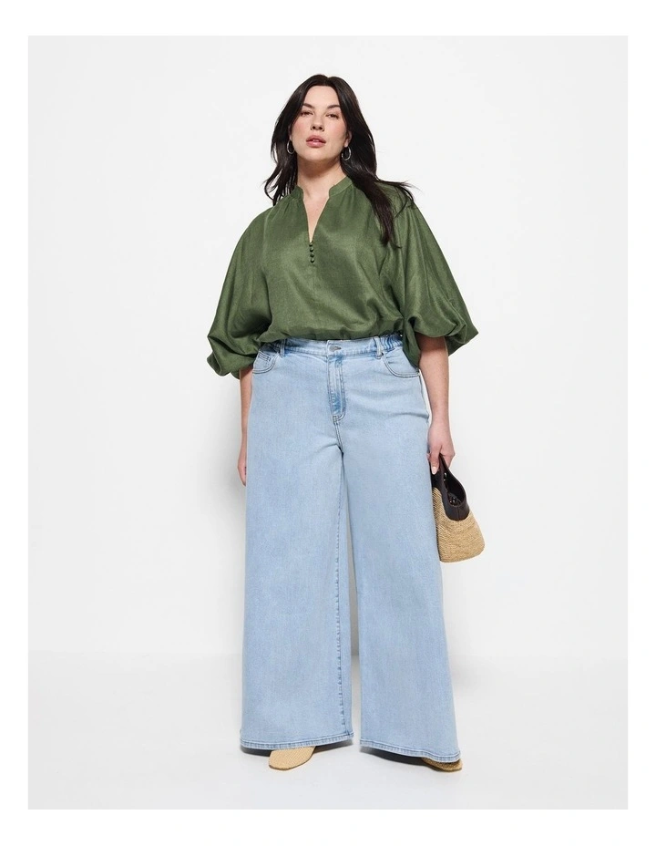 Sarah Blouse in Leaf Green image 4