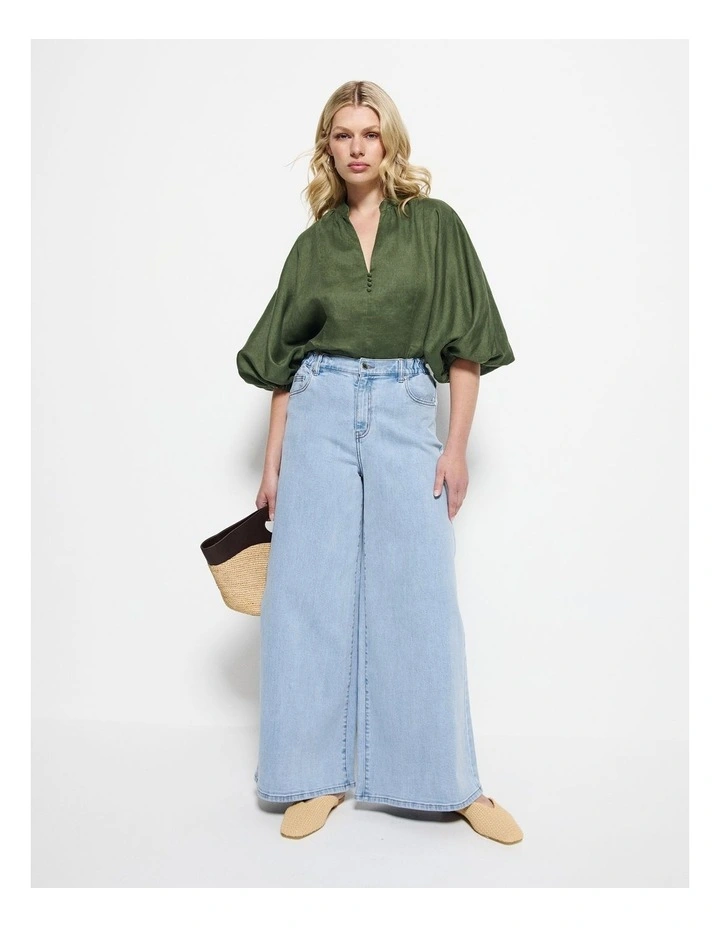 Sarah Blouse in Leaf Green image 5