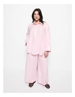 Linen Pant in Soft Pink